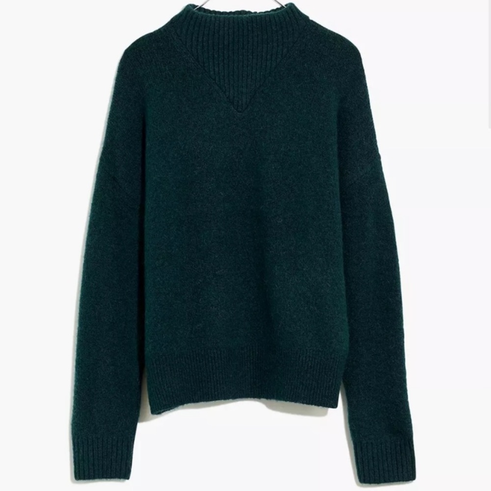NEW Madewell Dillon Mockneck Pullover Sweater